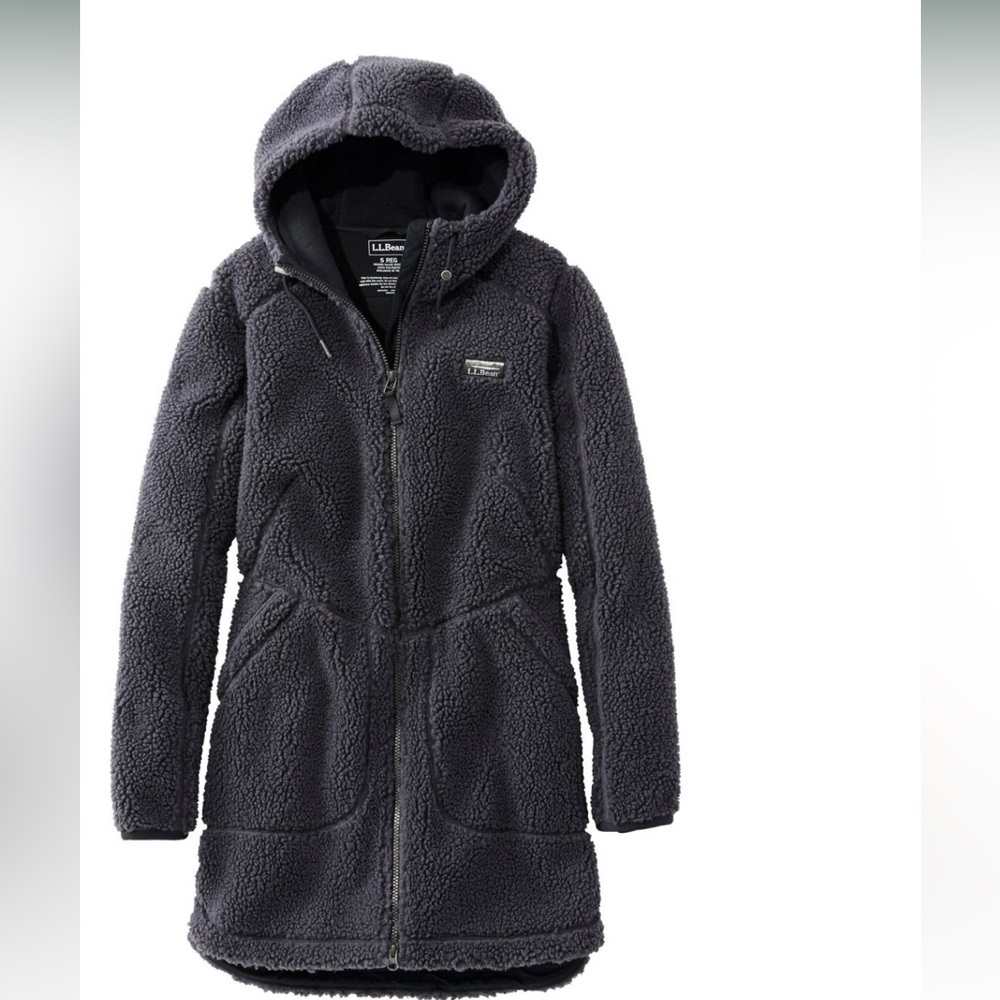LLBean women’s Mountain Pile Fleece Coat. **never worn still has tags**